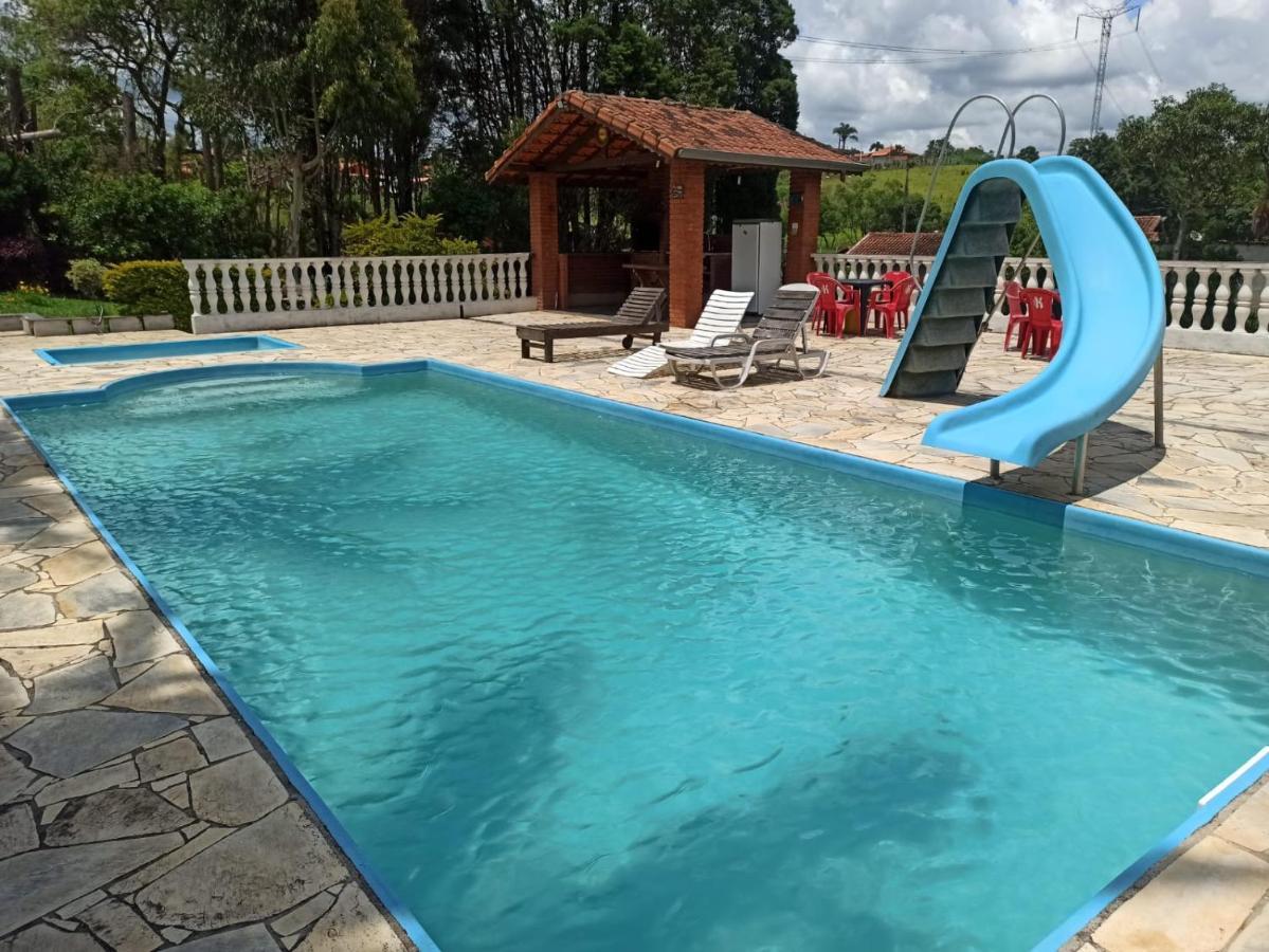 Chacara Em Ibiuna Sao Roque A 70Km De Sp Com Piscina E Wi-Fi Villa Ngoại thất bức ảnh