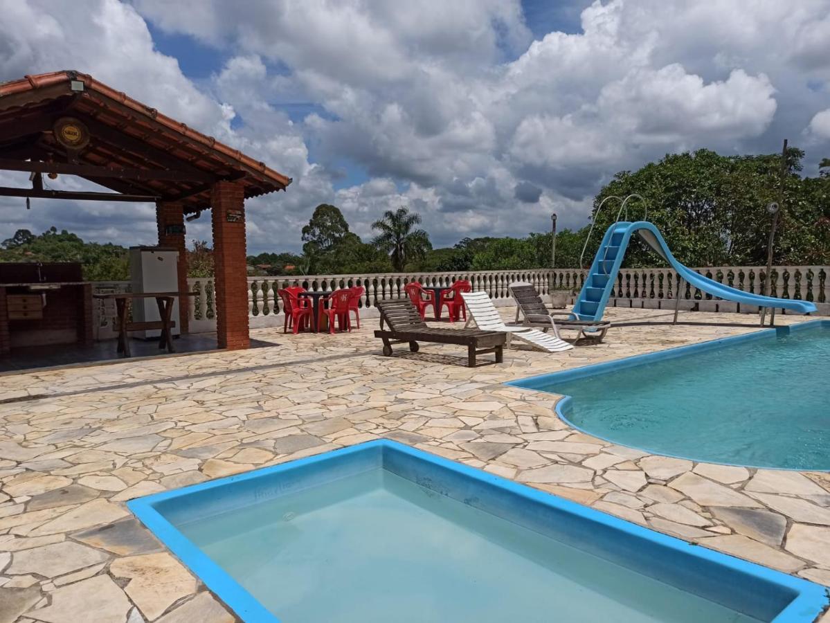 Chacara Em Ibiuna Sao Roque A 70Km De Sp Com Piscina E Wi-Fi Villa Ngoại thất bức ảnh