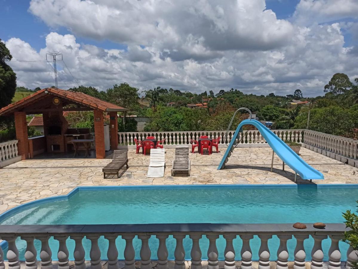 Chacara Em Ibiuna Sao Roque A 70Km De Sp Com Piscina E Wi-Fi Villa Ngoại thất bức ảnh